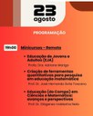 Programação 23/08